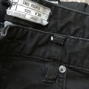 Free People Black Skinny Jean